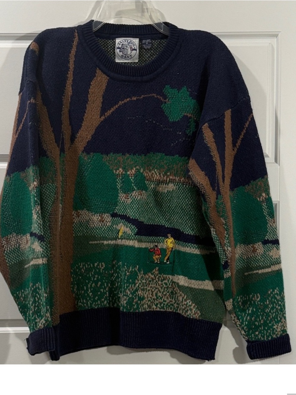 Vintage Salty Dog Gant golf sweater medium